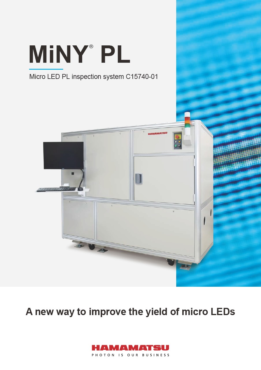 MiNY PL Micro LED PL inspection system C15740-01