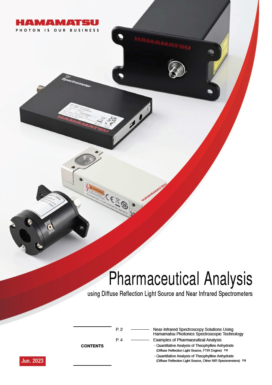 Product information / Pharmaceutical Analysis by MOEMS-based Near Infrared Spectrometers 